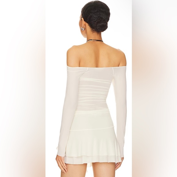 NWT Revolve Indah Coco Pinch Bra Top In Ivory - Picture 3 of 8